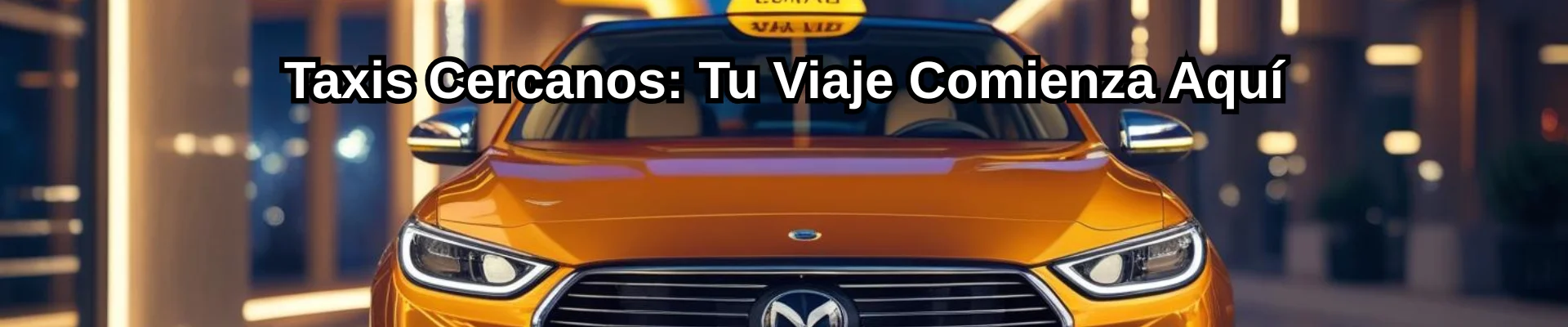 Taxis cerca de mi ubicación las 24 horas en México